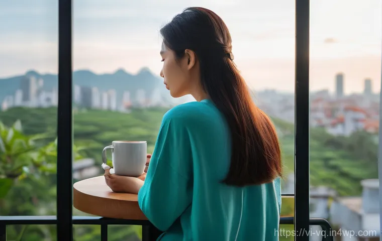 기술 균형 생활 설계법과 문제 해결 전략 - **Digital Detox & Mindfulness Morning:**
A young Vietnamese woman in her late 20s, with natural,...