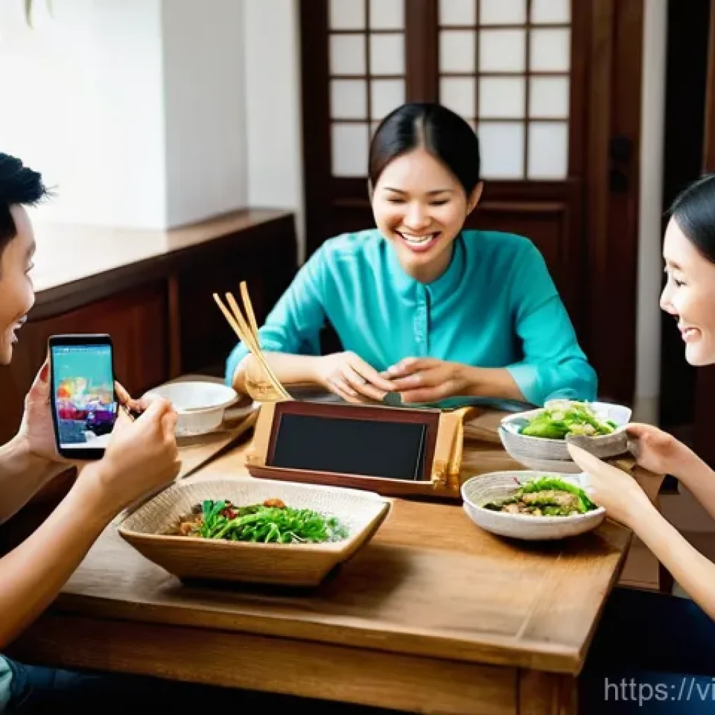 기술 균형 생활 설계법과 건강한 라이프스타일 - **Prompt 1: Family Digital Detox for Real Connections**
A warm, inviting scene in a brightly lit...
