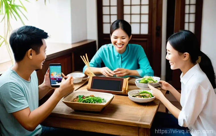기술 균형 생활 설계법과 건강한 라이프스타일 - **Prompt 1: Family Digital Detox for Real Connections**
A warm, inviting scene in a brightly lit...